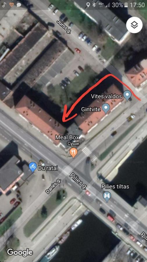 קלייפדה Apartamentai Prie Danes Upes מראה חיצוני תמונה